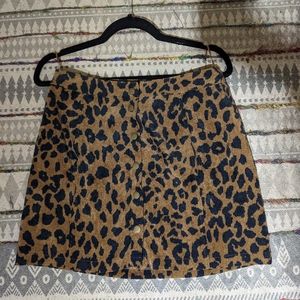 Cheetah skirt